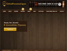 Tablet Screenshot of globalpremiumcigars.com